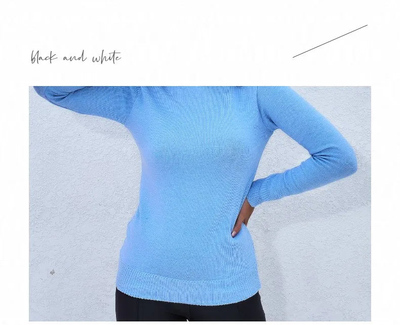 Suéter Cacharrel Feminino Gola Alta em Tricot — Perfeito para o Inverno
