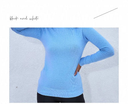 Suéter Cacharrel Feminino Gola Alta em Tricot — Perfeito para o Inverno