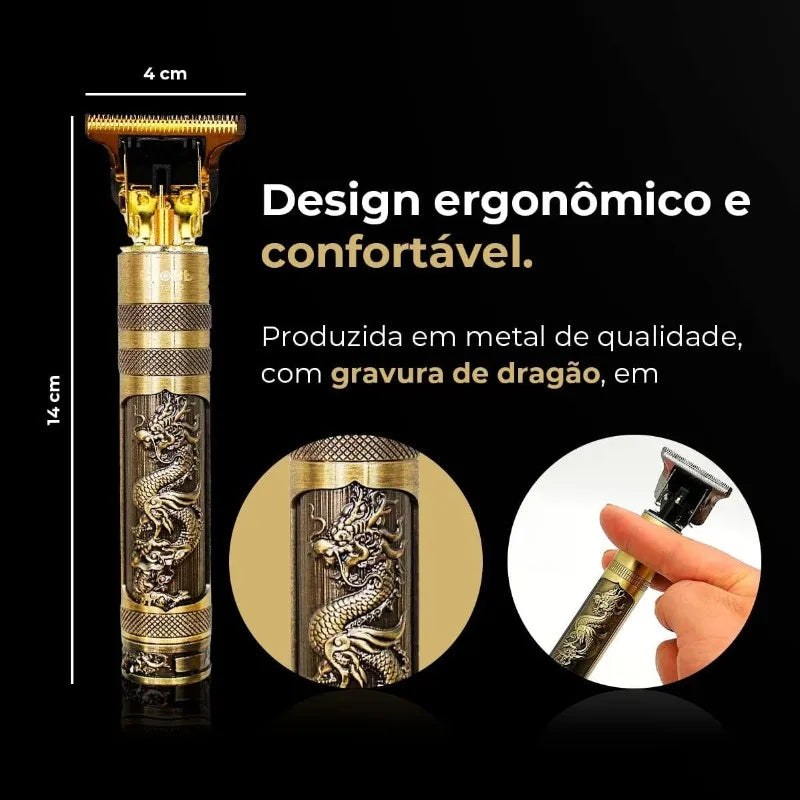 Barbeador Dragon Profissional: Eficiência e Estilo para o Homem Moderno