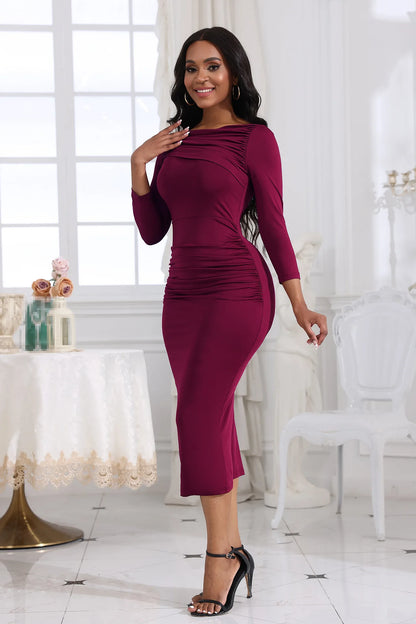 Vestido Elegante Feminino de Alta Qualidade